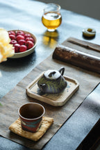 Liu Fang Shi Piao   110cc   - Yixing Zisha Purple Clay Teapot