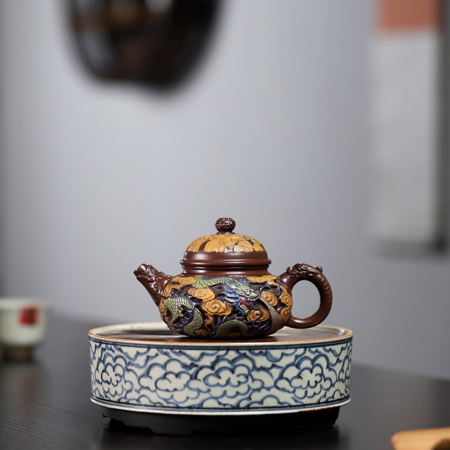 Rong Tian   170cc   - Yixing Zisha Purple Clay Teapot