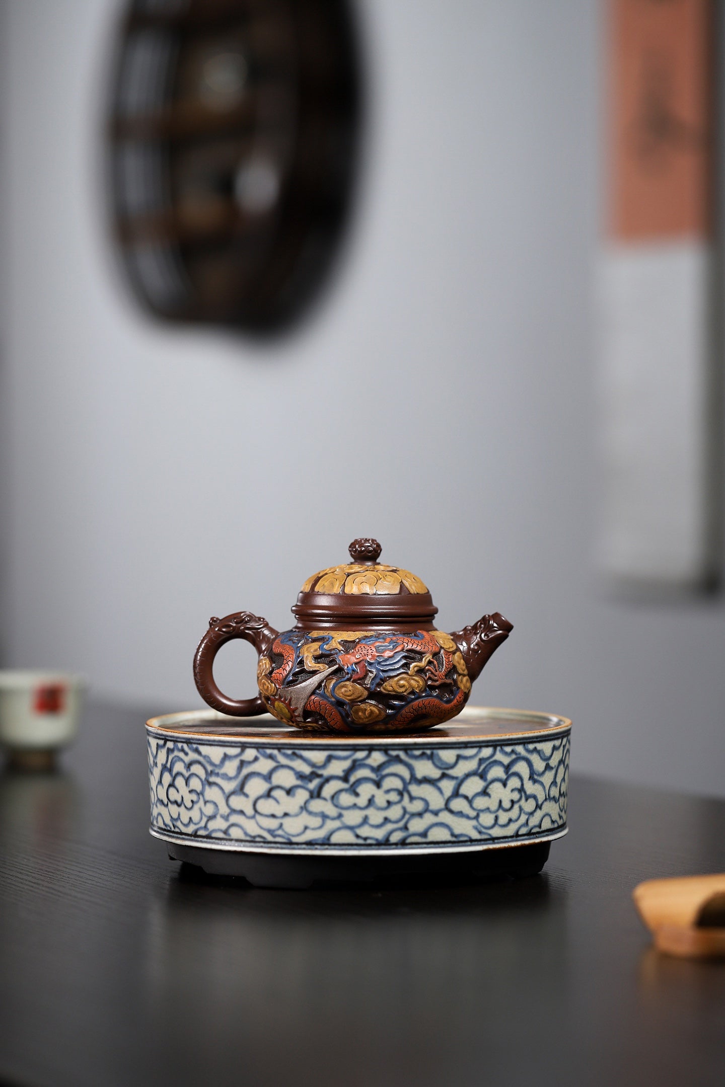 Rong Tian   170cc   - Yixing Zisha Purple Clay Teapot
