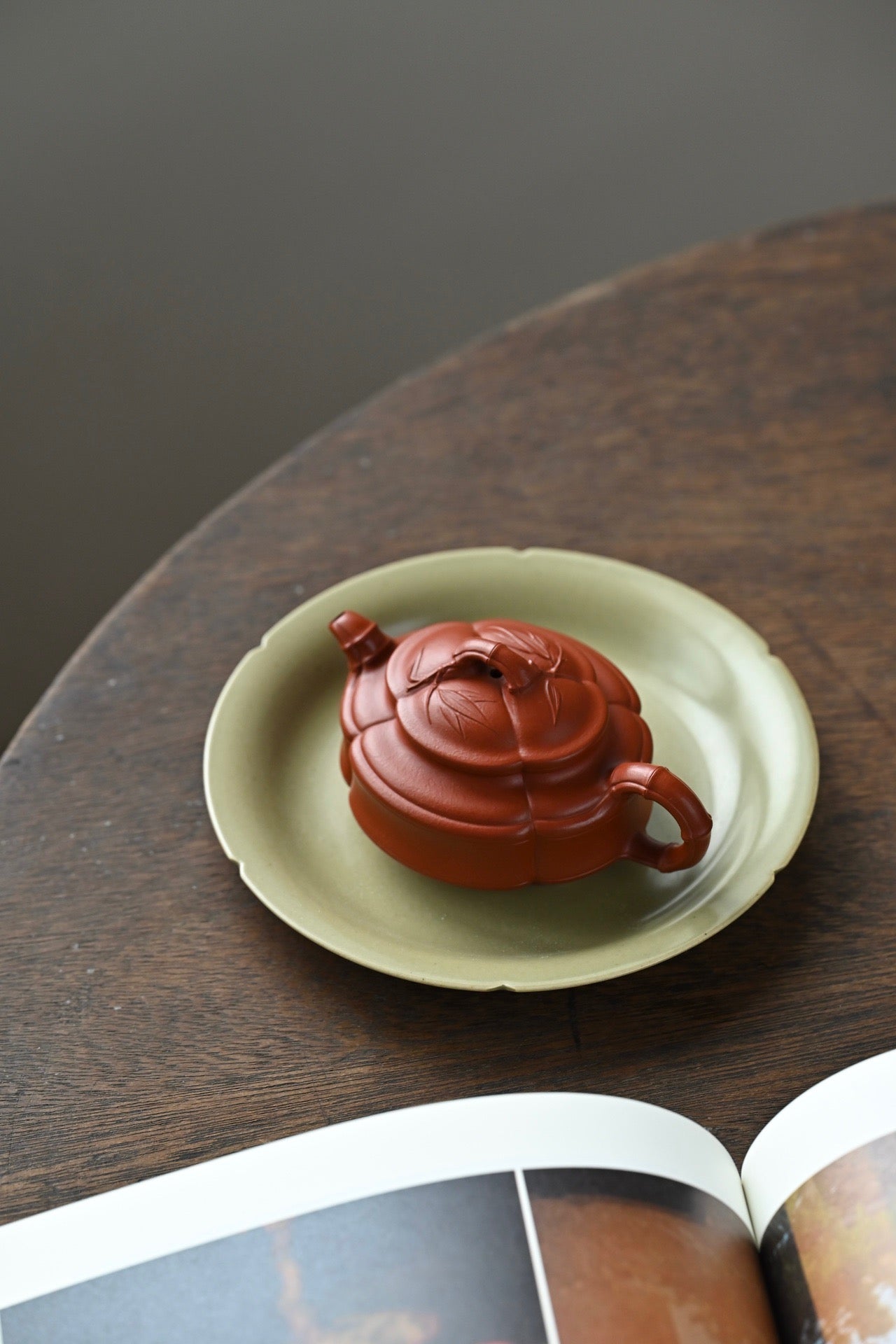Shuang Xian Zhu Gu   130cc   - Yixing Zisha Purple Clay Teapot