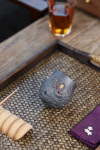 Chang Long     160cc  - Yixing Zisha Purple Clay  Cup