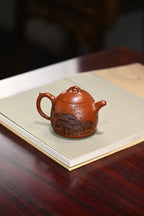 Qin Quan   320cc   - Yixing Zisha Purple Clay Teapot