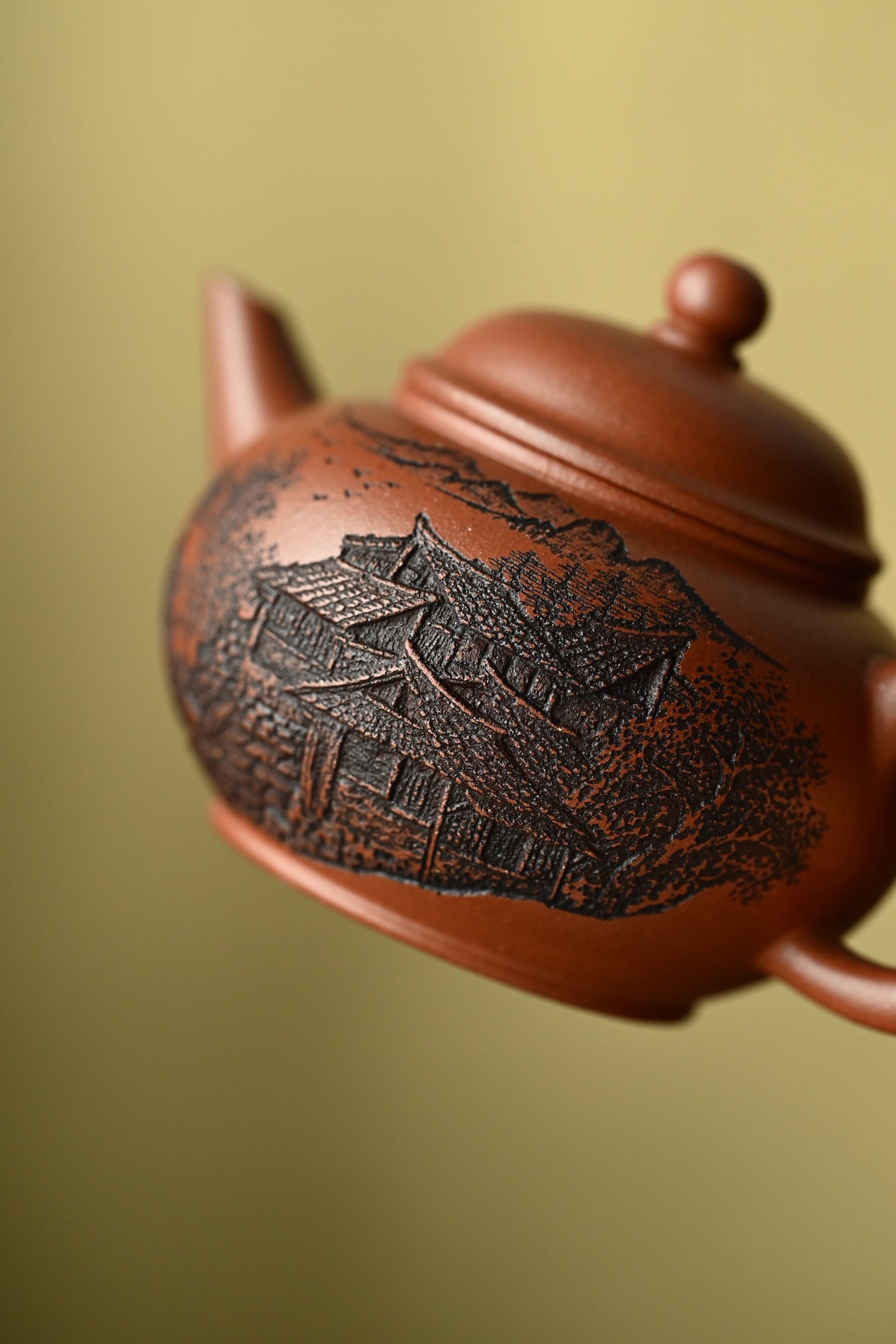 Shui Ping    150cc   - Yixing Zisha Purple Clay Teapot