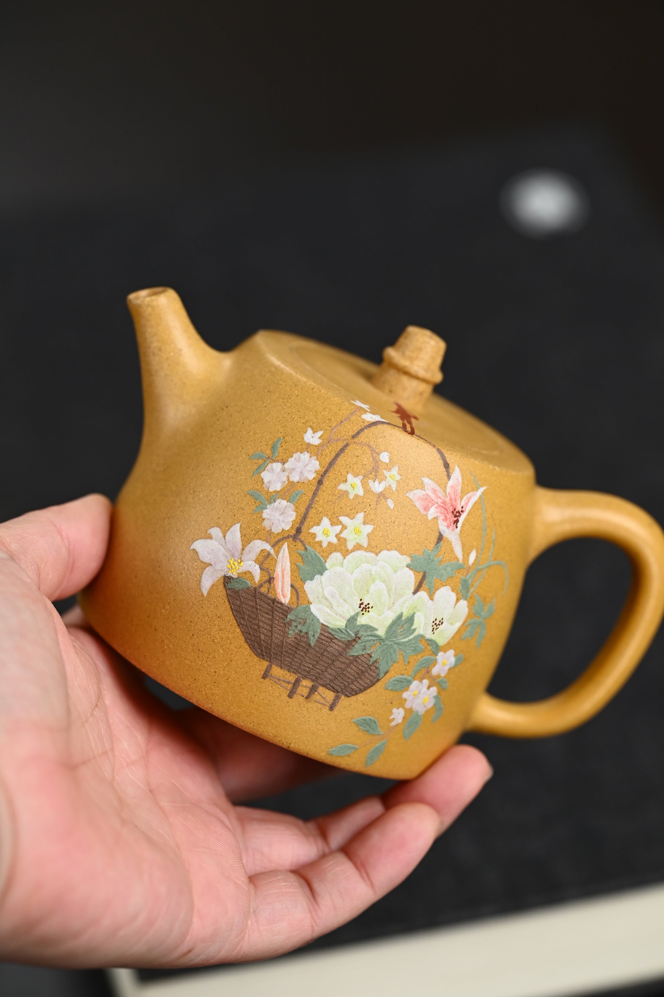 Han Duo     220cc   - Yixing Zisha Purple Clay Teapot