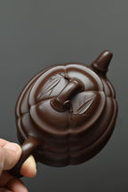 Shuang Xian Zhu Gu      180cc   - Yixing Zisha Purple Clay Teapot