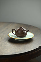 Shuang Xian Zhu Gu      180cc   - Yixing Zisha Purple Clay Teapot