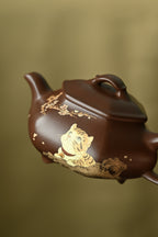 San Zu Ru Piao     230cc   - Yixing Zisha Purple Clay Teapot