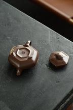 San Zu Ru Piao     230cc   - Yixing Zisha Purple Clay Teapot