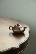 San Zu Ru Piao     230cc   - Yixing Zisha Purple Clay Teapot