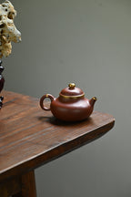 Rong  Tian   200cc   - Yixing Zisha Purple Clay Teapot