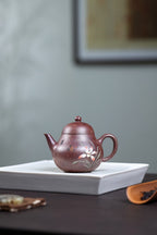 Qie Shui      170cc   - Yixing Zisha Purple Clay Teapot