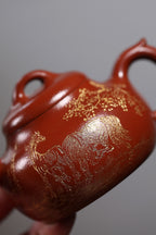 Guo Qiao Bian Fu     220cc   - Yixing Zisha Purple Clay Teapot