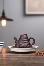 Zhu Sun Hu     160cc   - Yixing Zisha Purple Clay Teapot