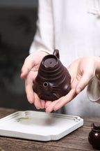 Zhu Sun Hu     160cc   - Yixing Zisha Purple Clay Teapot