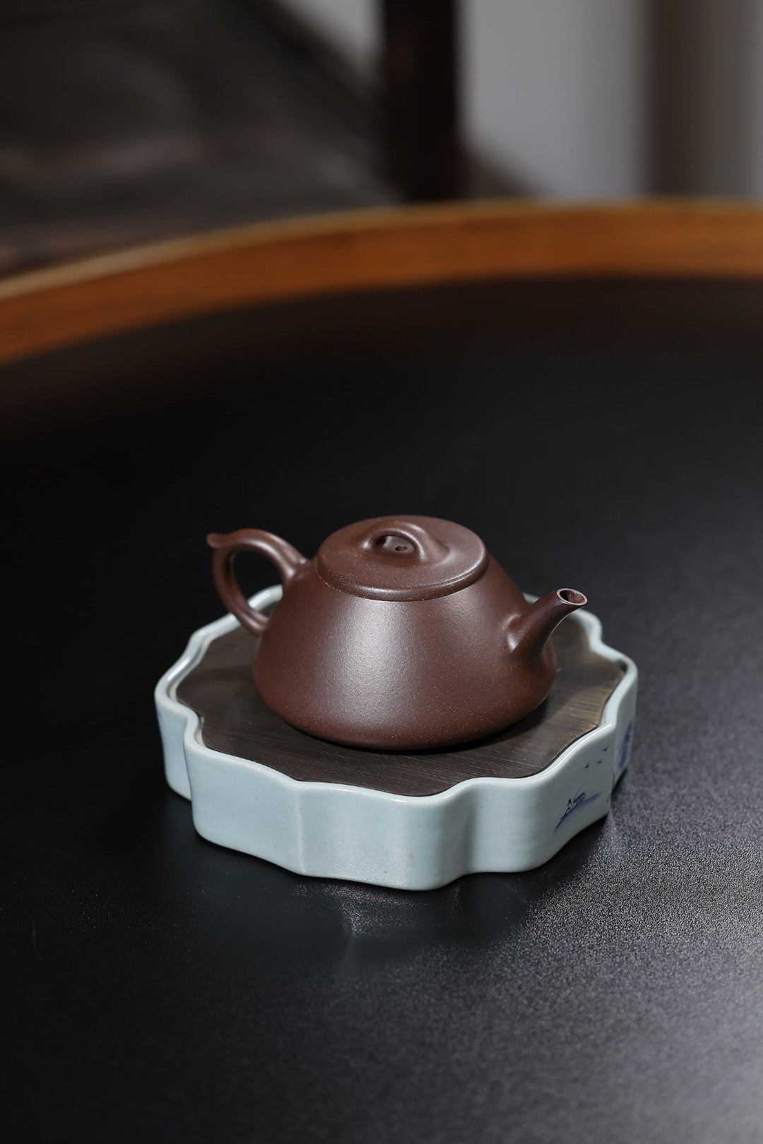 Shi Piao      170cc   - Yixing Zisha Purple Clay Teapot