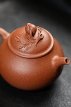 Shou Tao     130cc   - Yixing Zisha Purple Clay Teapot