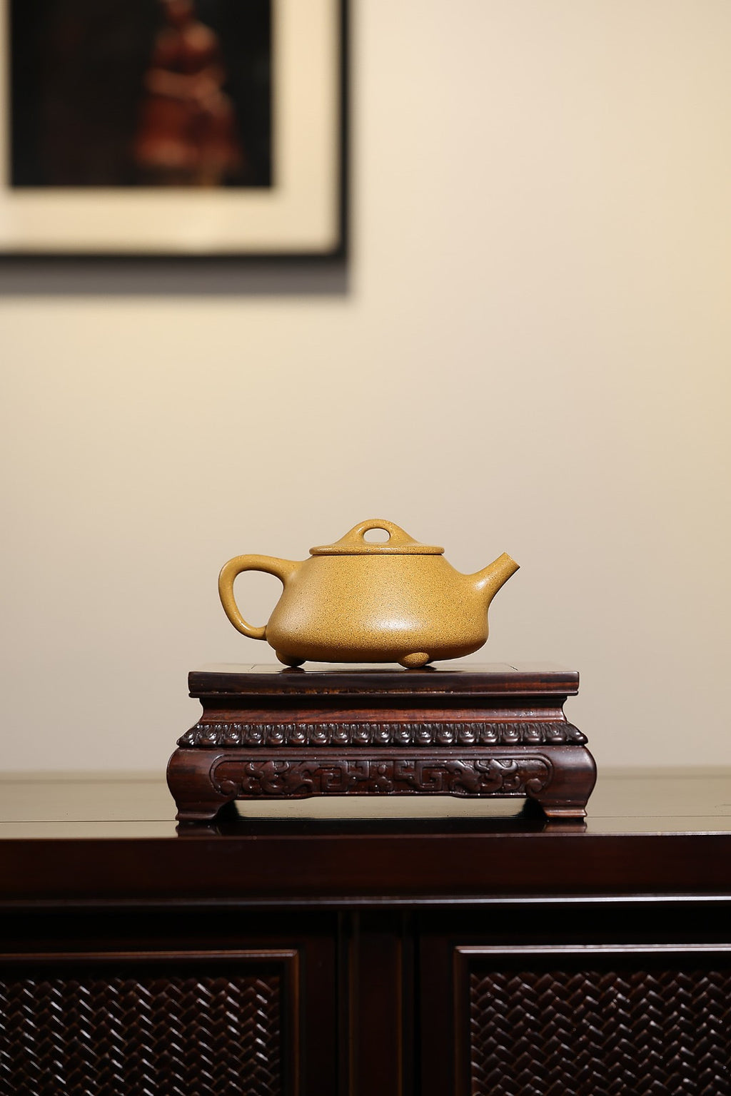 Ping Gai Shi Piao    210cc   - Yixing Zisha Purple Clay Teapot