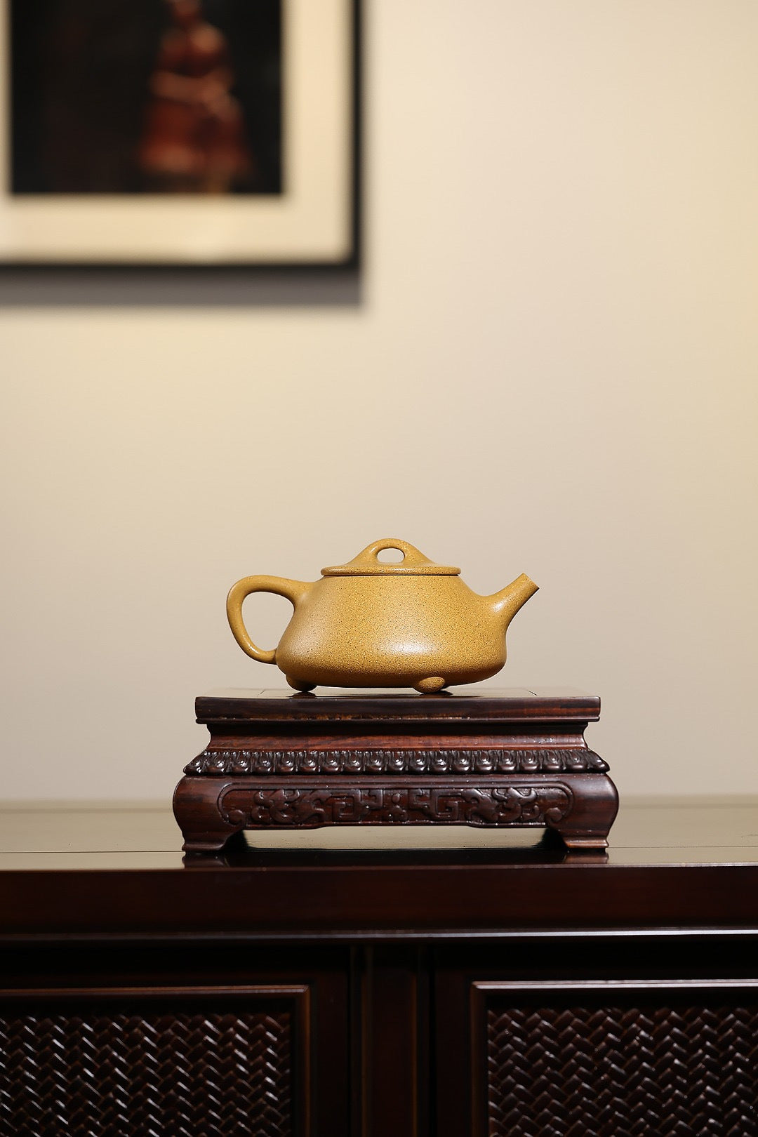 Ping Gai Shi Piao    210cc   - Yixing Zisha Purple Clay Teapot
