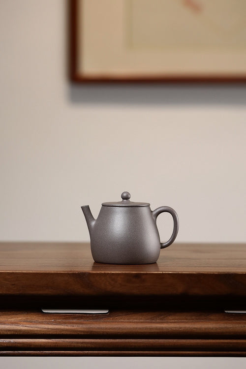 Chan Yi     200cc   - Yixing Zisha Purple Clay Teapot