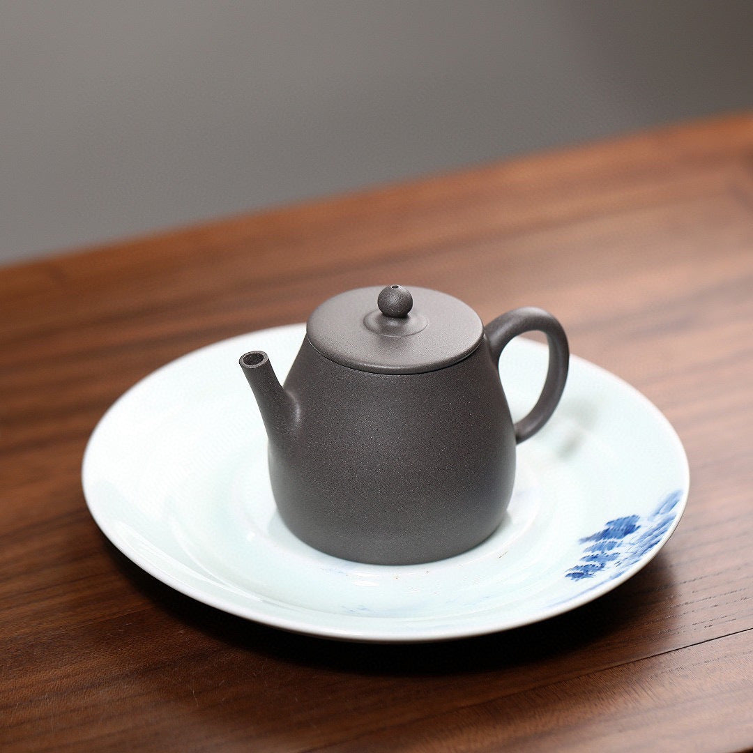 Chan Yi     200cc   - Yixing Zisha Purple Clay Teapot