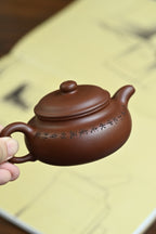 Jing Zhou Fang Gu    160cc   - Yixing Zisha Purple Clay Teapot