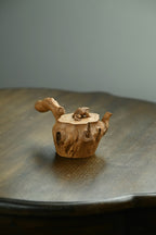 Ce Ba Fu Chan       190cc   - Yixing Zisha Purple Clay Teapot
