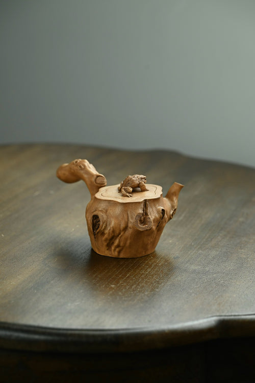 Ce Ba Fu Chan       190cc   - Yixing Zisha Purple Clay Teapot