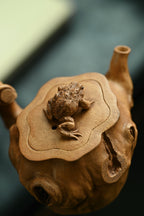Ce Ba Fu Chan       190cc   - Yixing Zisha Purple Clay Teapot