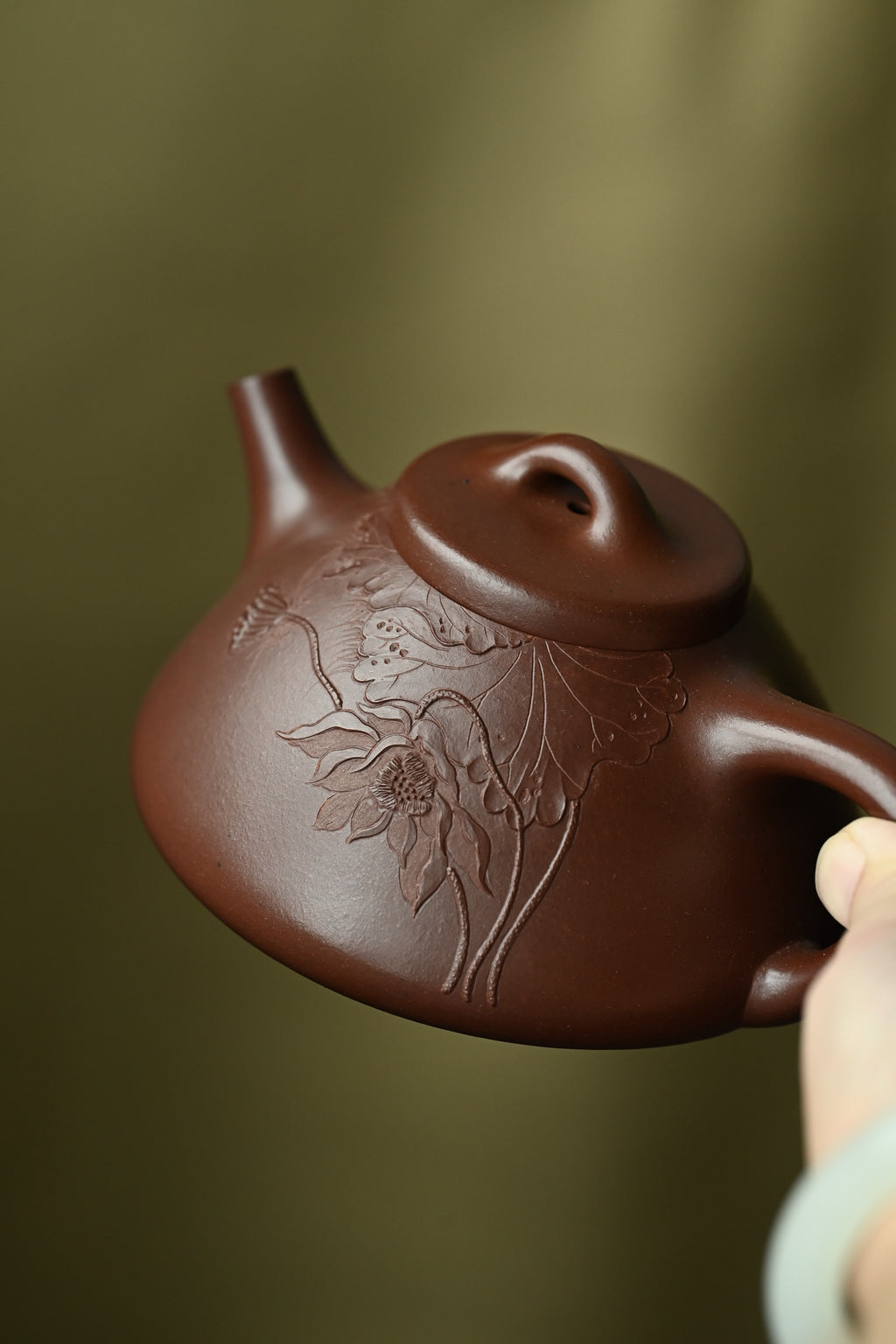 Lian Yun Shi Piao       280cc   - Yixing Zisha Purple Clay Teapot