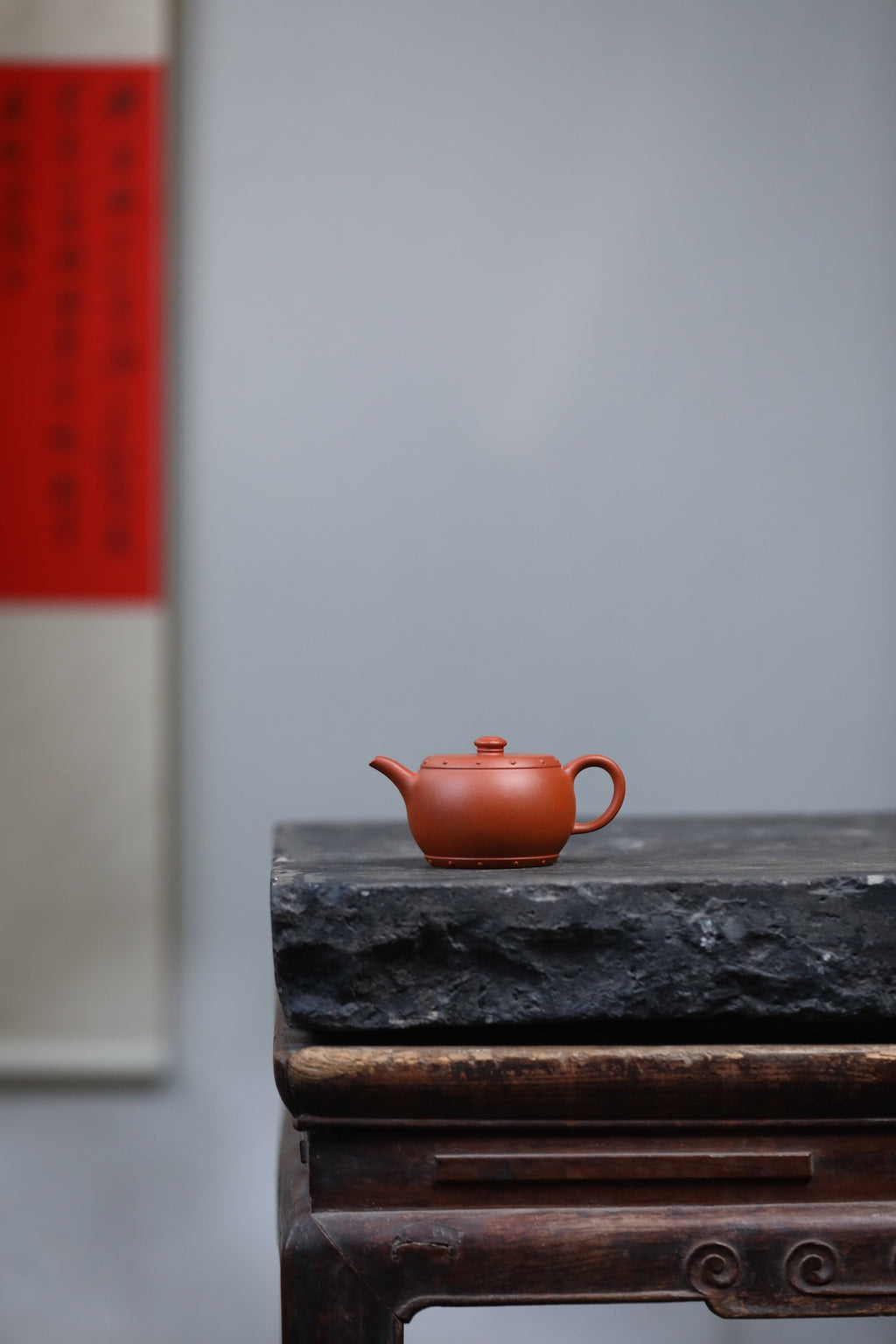 Tai Ji Gu     140cc   - Yixing Zisha Purple Clay Teapot