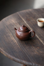 Duoqiu     180cc   - Yixing Zisha Purple Clay Teapot