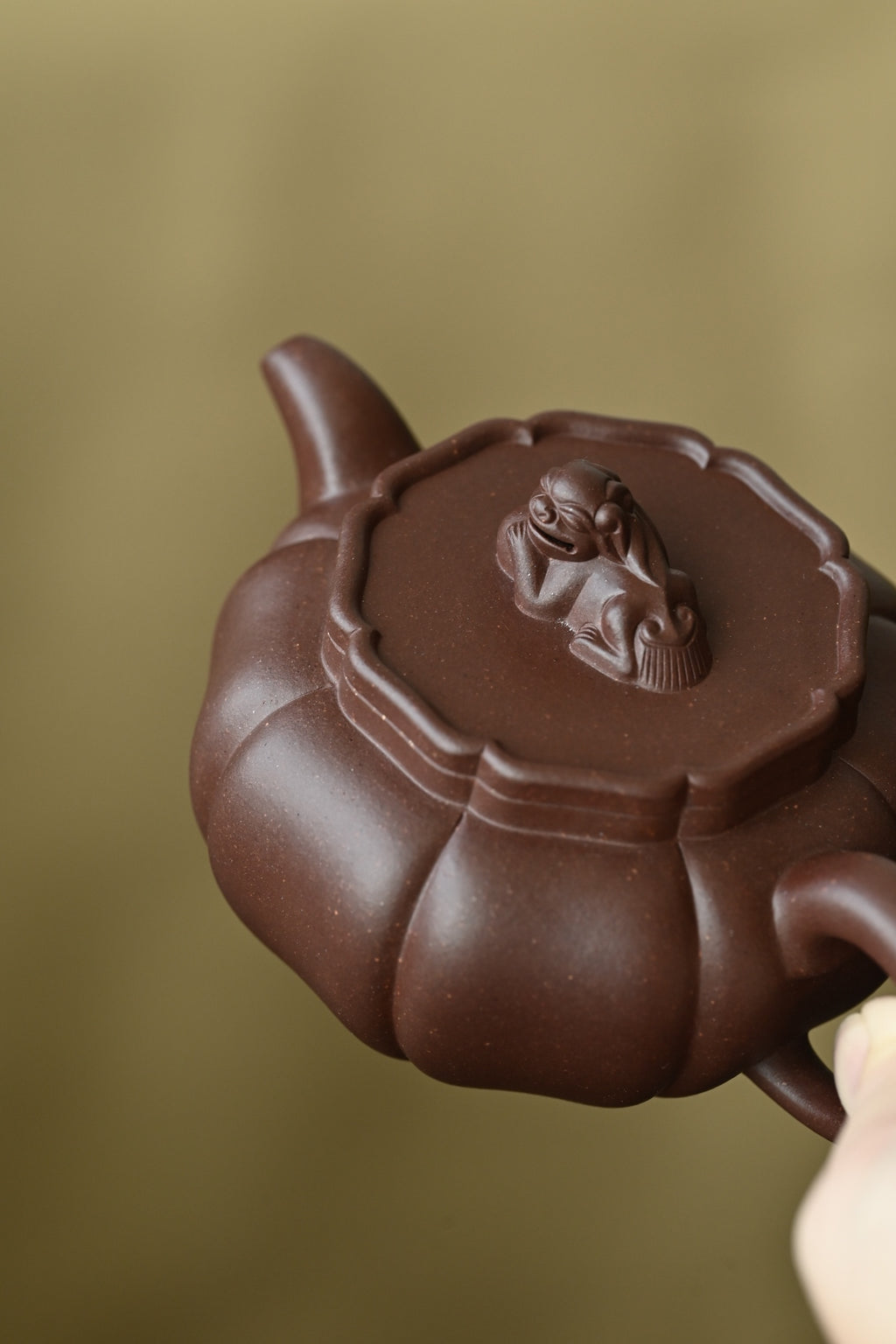 Shi Qiu     180cc   - Yixing Zisha Purple Clay Teapot