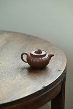 Shi Qiu     180cc   - Yixing Zisha Purple Clay Teapot
