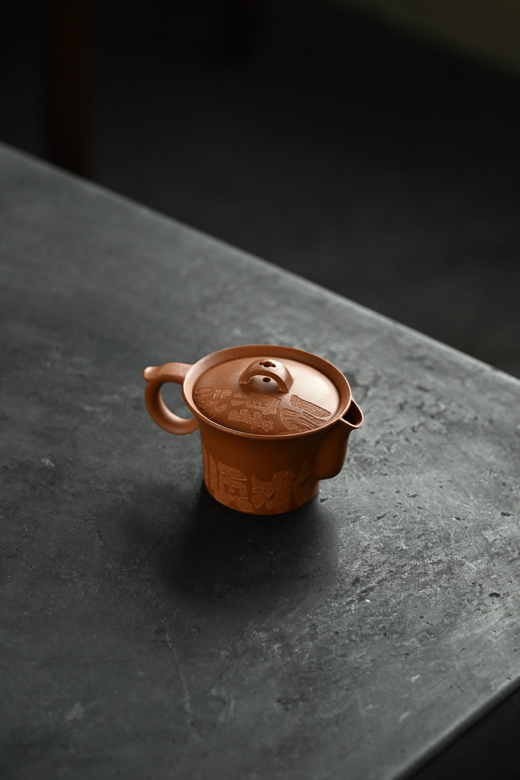 Cai Shen     150cc   - Yixing Zisha Purple Clay Cup
