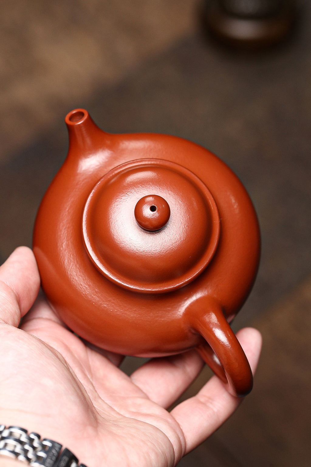 Rong Tian     210cc   - Yixing Zisha Purple Clay Teapot