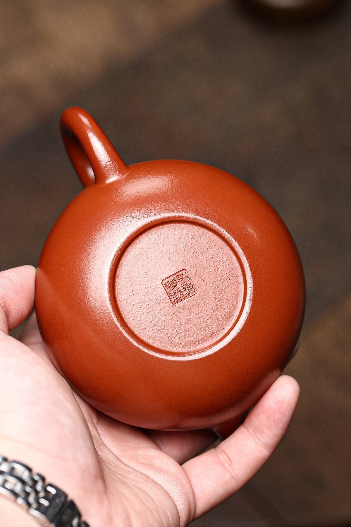 Rong Tian     210cc   - Yixing Zisha Purple Clay Teapot