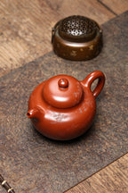 Shi Yuan      320cc   - Yixing Zisha Purple Clay Teapot