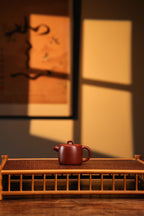 Ju Lun      130cc   - Yixing Zisha Purple Clay Teapot