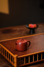 Ju Lun      130cc   - Yixing Zisha Purple Clay Teapot