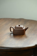 Shu Yu Si Fang     190cc   - Yixing Zisha Purple Clay Teapot