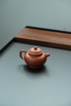 Pan Hu     220cc   - Yixing Zisha Purple Clay Teapot