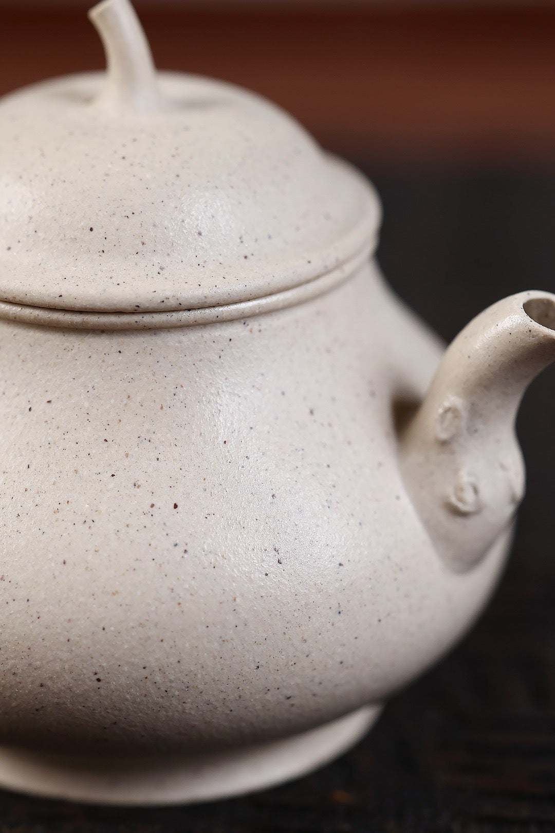 Qing Tao    130cc   - Yixing Zisha Purple Clay Teapot