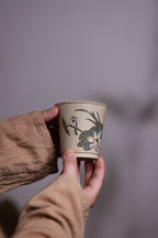 He Xiang     120cc  - Yixing Zisha Purple Clay  Cup