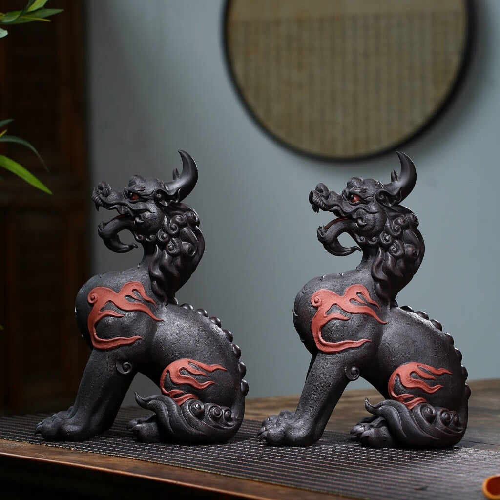 Zhen Zhai Zhao Cai Pi Xiu    - Yixing Zisha Handmade Tea Pets