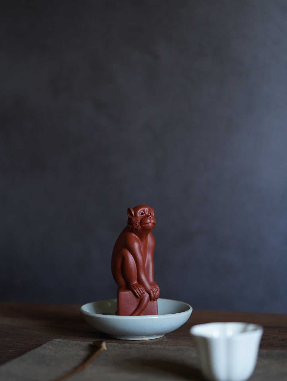Feng Hou Zhi Xi     - Yixing Zisha Handmade Tea Pets