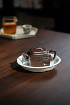Si Fang Bao Xiang      180cc   - Yixing Zisha Purple Clay Teapot