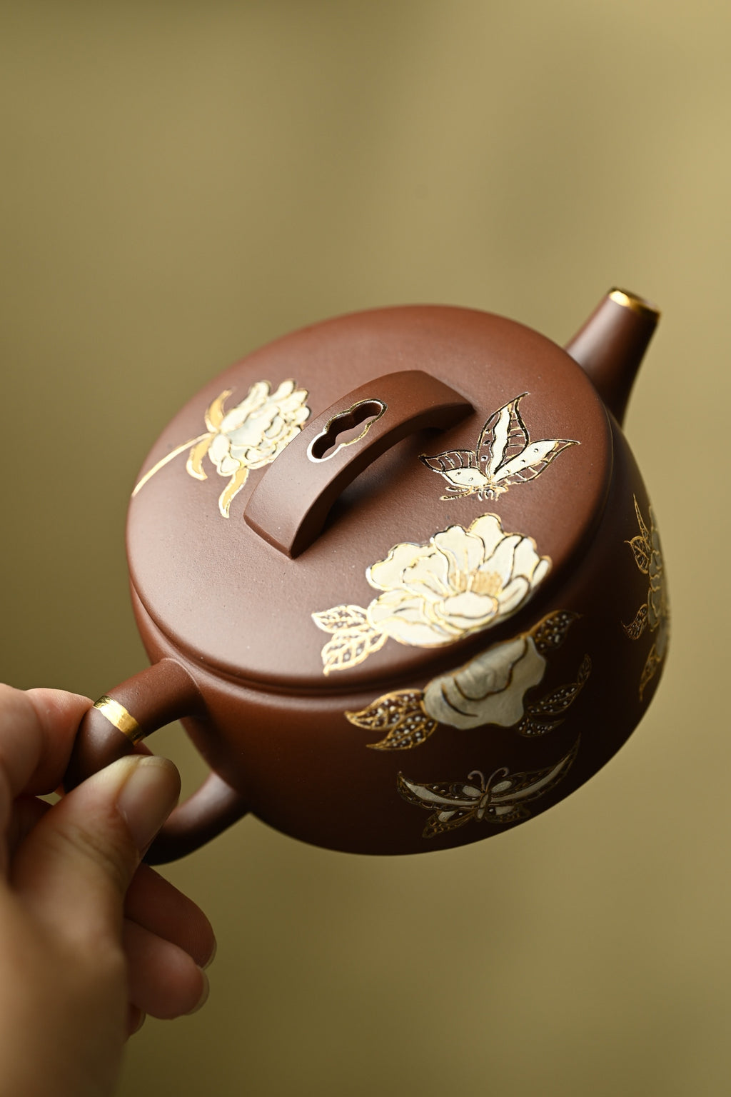 Han Wa      170cc   - Yixing Zisha Purple Clay Teapot