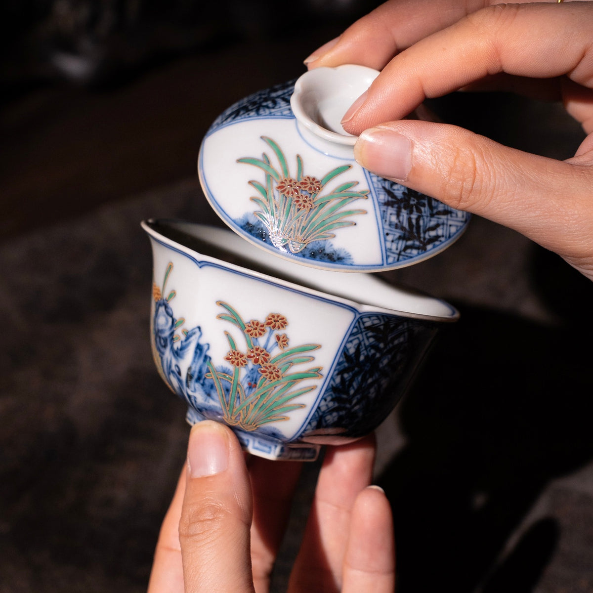 Shou Shi Shui Xian     120ml   -Jingdezhen porcelain