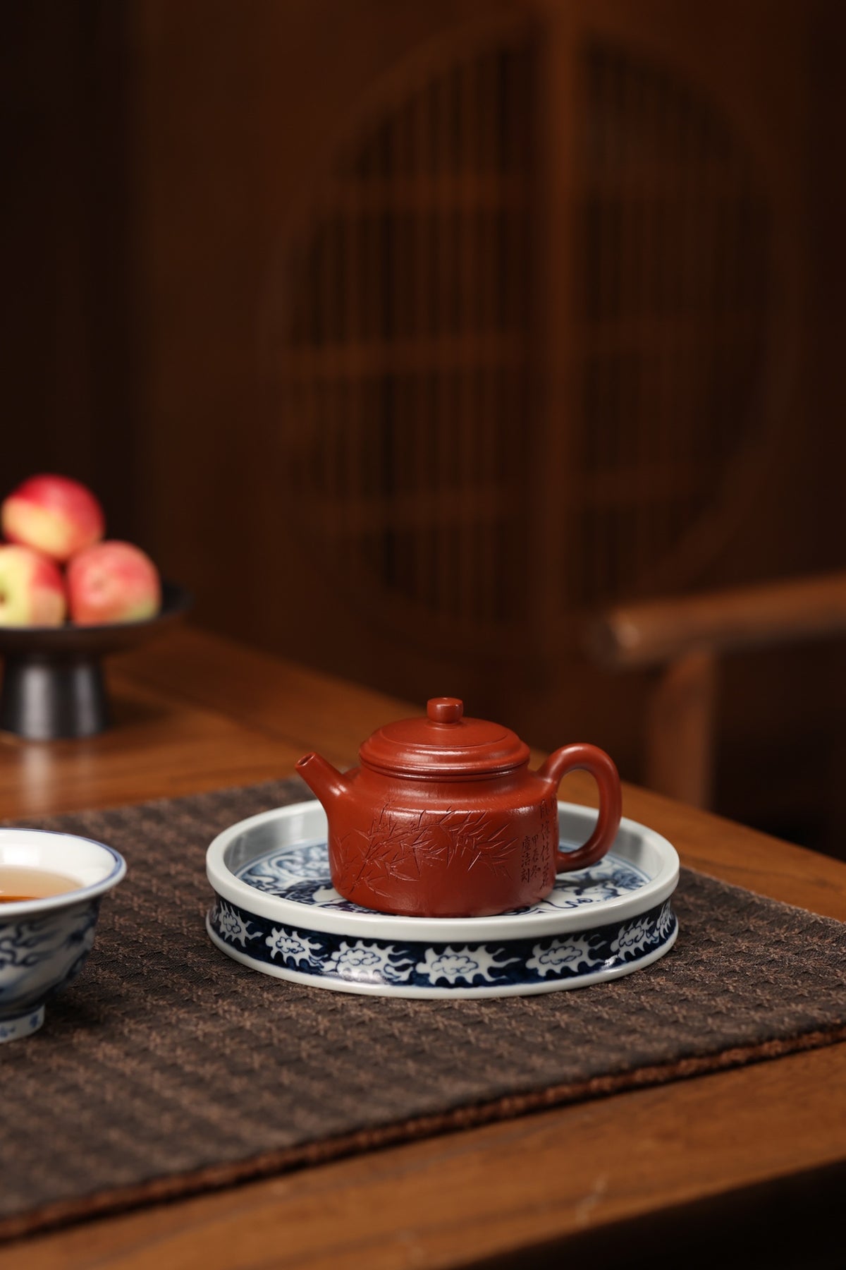 De Zhong      150cc   - Yixing Zisha Purple Clay Teapot