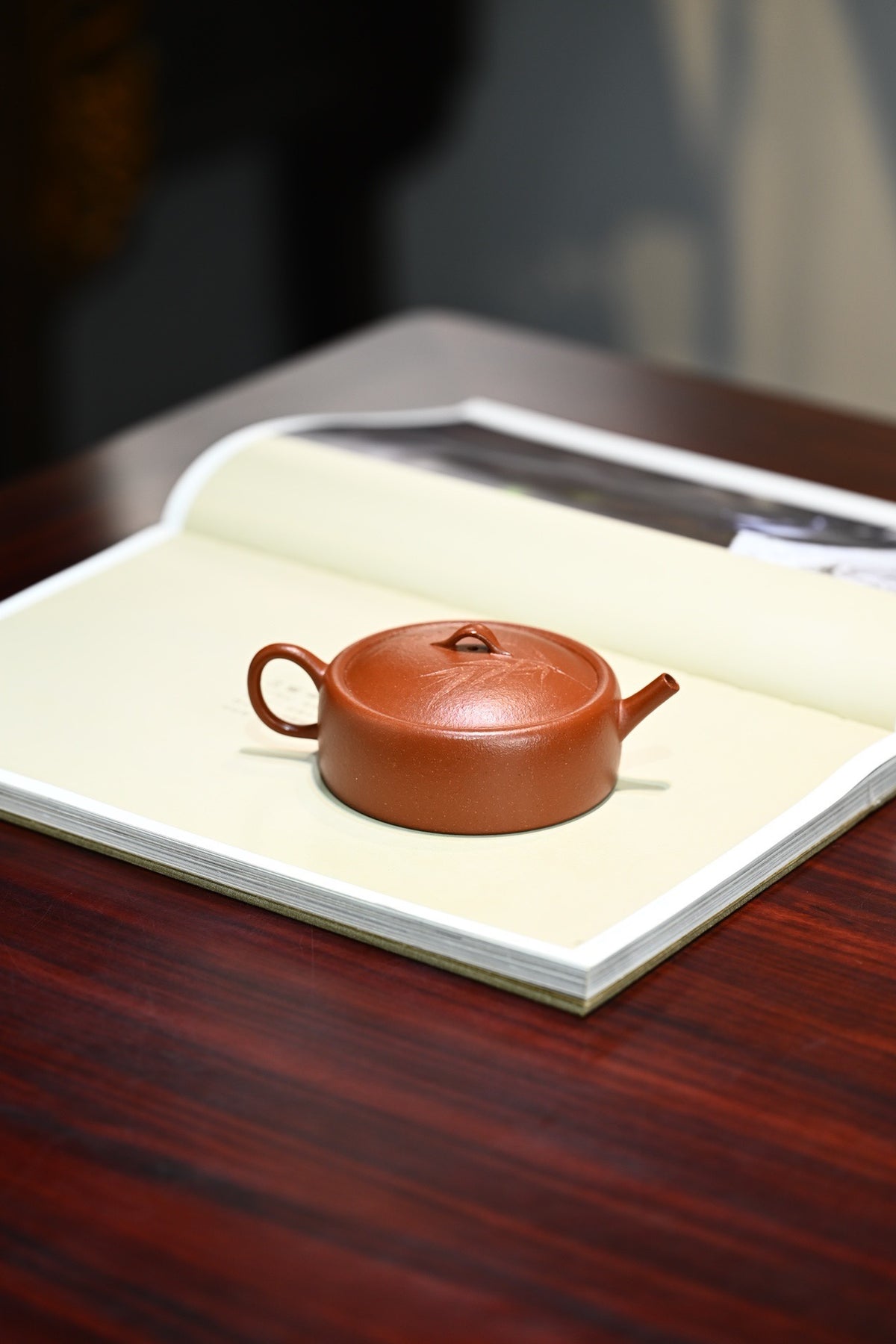 Pu Yu     120cc   - Yixing Zisha Purple Clay Teapot